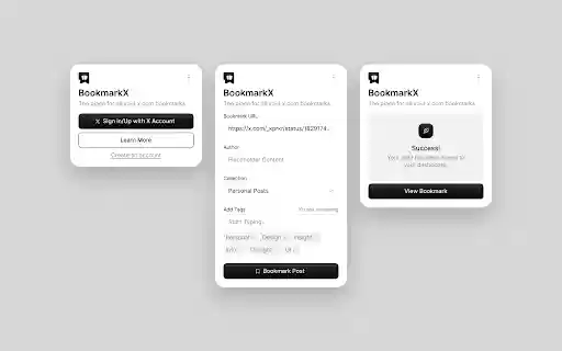 BookmarkX The place for all your x.com bookmarks.  from Chrome web store to be run with OffiDocs Chromium online