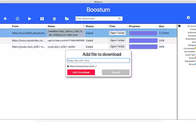 Boostum download manager from Chrome web store to be run with OffiDocs Chromium online Boostum download manager from Chrome web store to be run with OffiDocs Chromium online