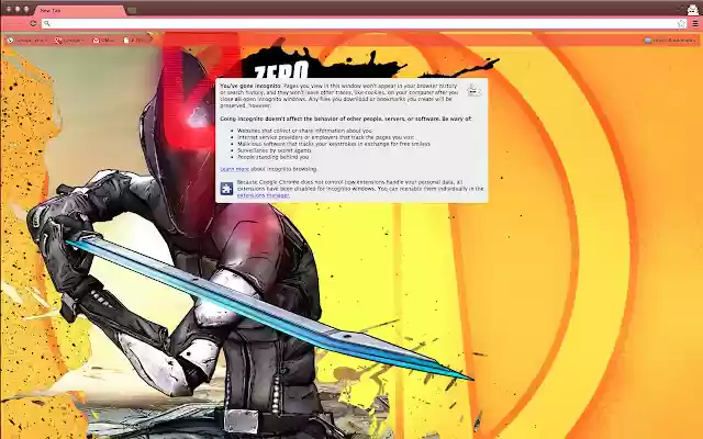 Borderlands 2 Zero Red dan Gold dari toko web Chrome akan dijalankan dengan OffiDocs Chromium online