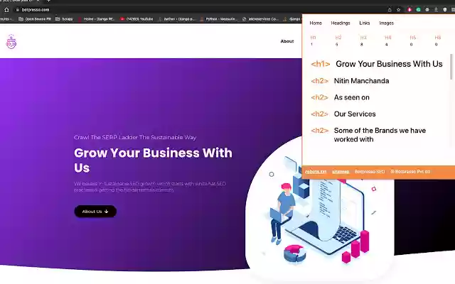 Botpresso SEO ຈາກຮ້ານເວັບ Chrome ທີ່ຈະດໍາເນີນການກັບ OffiDocs Chromium ອອນໄລນ໌