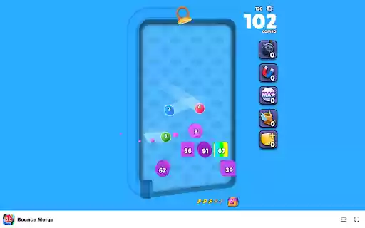 Bounce Merge Game Combine numbers for endless fun!  from Chrome web store to be run with OffiDocs Chromium online