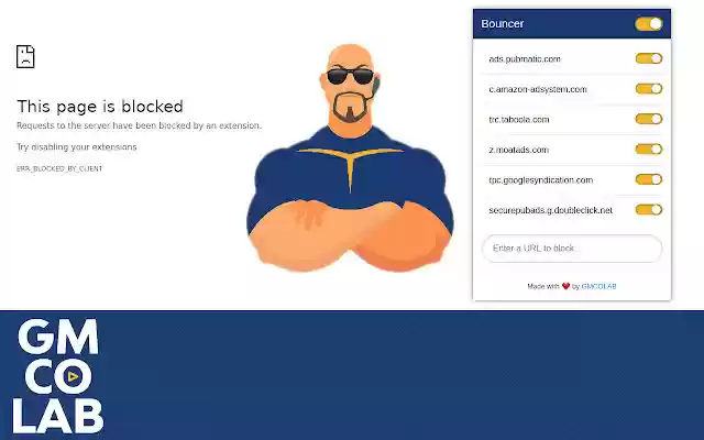 Bouncer from Chrome web store to be run with OffiDocs Chromium online Bouncer from Chrome web store to be run with OffiDocs Chromium online