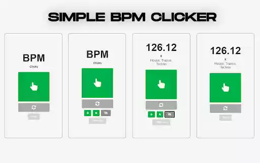 BPM Clicker  from Chrome web store to be run with OffiDocs Chromium online