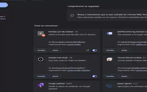 Braidata Last Tab Switcher  from Chrome web store to be run with OffiDocs Chromium online