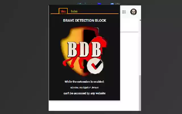 Brave Detection Block from Chrome web store to be run with OffiDocs Chromium online Brave Detection Block from Chrome web store to be run with OffiDocs Chromium online