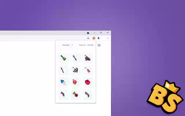 Brawl Stars Cursors  from Chrome web store to be run with OffiDocs Chromium online
