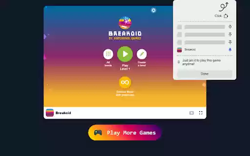 Breakoid Game Experience a New Twist on Classic Block Breaking! from Chrome web store to be run with OffiDocs Chromium online Breakoid Game Experience a New Twist on Classic Block Breaking! from Chrome web store to be run with OffiDocs Chromium online