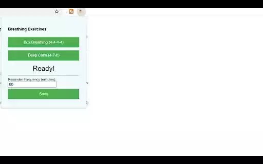 Breathing Exercise Reminder from Chrome web store to be run with OffiDocs Chromium online Breathing Exercise Reminder from Chrome web store to be run with OffiDocs Chromium online