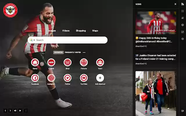 Brentford Football Club from Chrome web store to be run with OffiDocs Chromium online Brentford Football Club from Chrome web store to be run with OffiDocs Chromium online