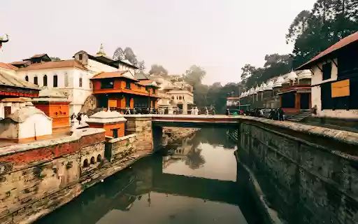 Bridge Over the Bagmati River in the Pashupatinath  from Chrome web store to be run with OffiDocs Chromium online