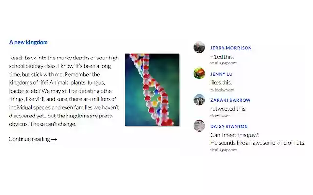 Bridgy  from Chrome web store to be run with OffiDocs Chromium online