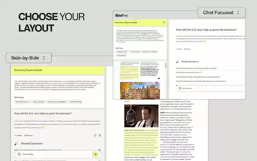 BriefMe: Your Document, Simplified and Explained  from Chrome web store to be run with OffiDocs Chromium online