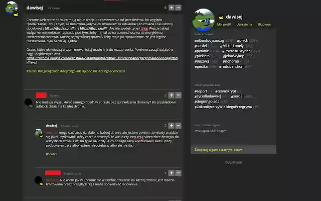 Bringbackthecuss  from Chrome web store to be run with OffiDocs Chromium online