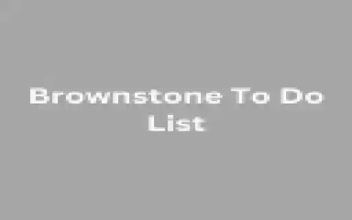 Brownstone To Do List  from Chrome web store to be run with OffiDocs Chromium online