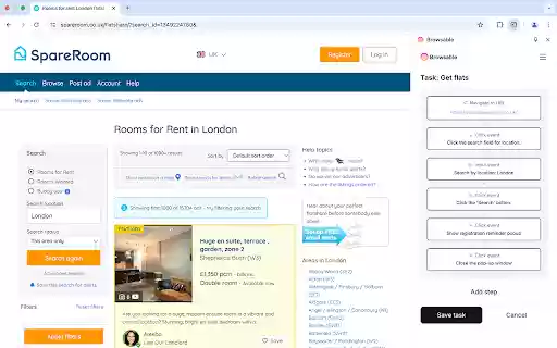 Browsable  from Chrome web store to be run with OffiDocs Chromium online