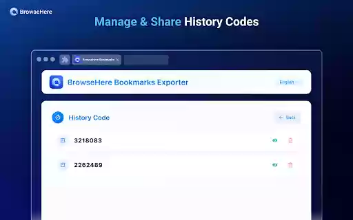 BrowseHere Bookmarks Exporter  from Chrome web store to be run with OffiDocs Chromium online