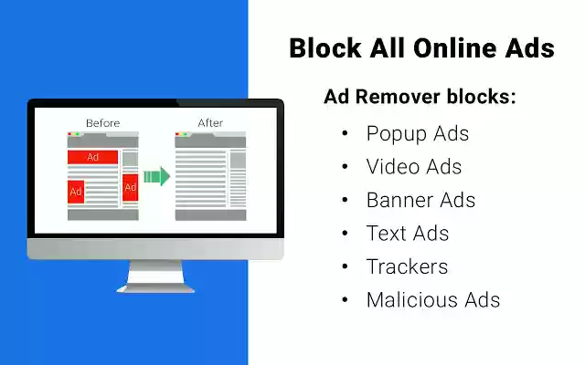 Browser Ads Remover  from Chrome web store to be run with OffiDocs Chromium online