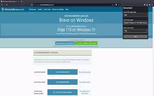BrowserSpoof User Agent Switcher  from Chrome web store to be run with OffiDocs Chromium online