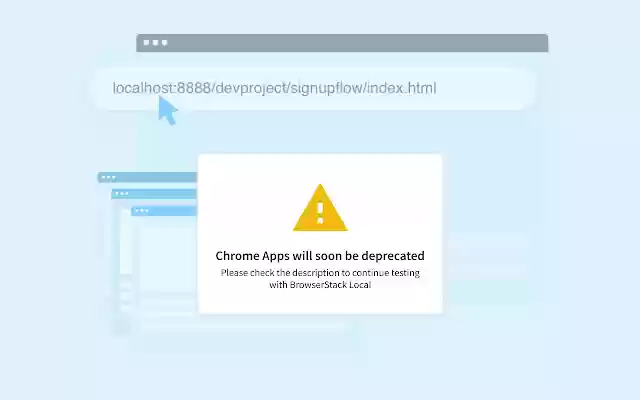 BrowserStack Local  from Chrome web store to be run with OffiDocs Chromium online