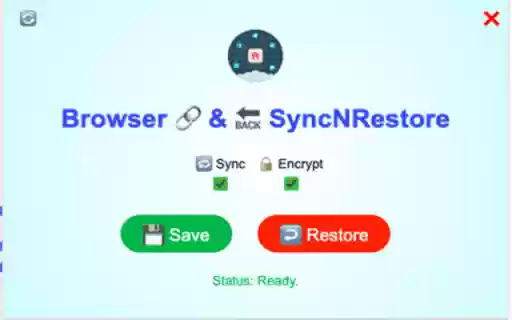 Browser SyncNRestore  from Chrome web store to be run with OffiDocs Chromium online