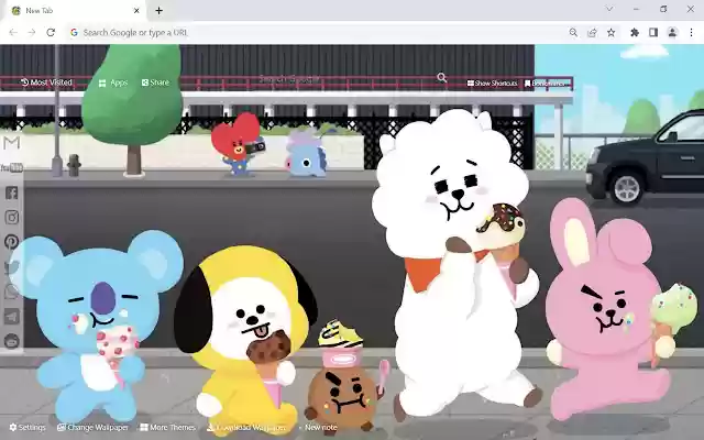 BT21 Wallpaper  from Chrome web store to be run with OffiDocs Chromium online