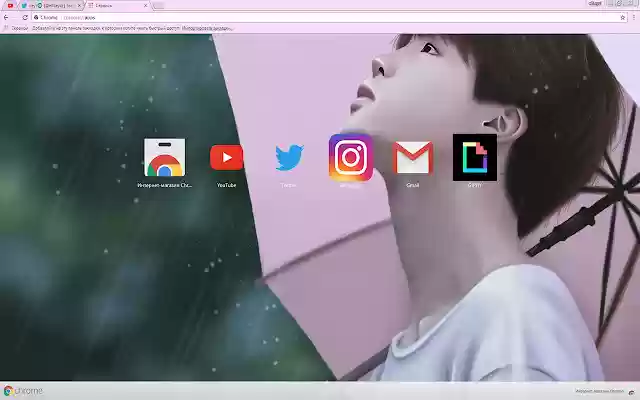 BTS JIMIN 지민 (Bangtan Boys) ART 2018  from Chrome web store to be run with OffiDocs Chromium online