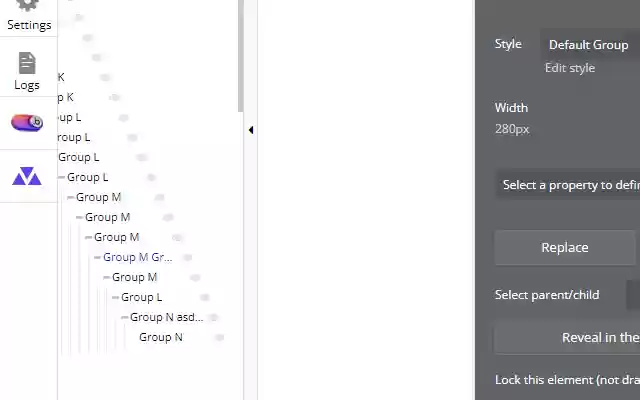 Bubble Elements Width  from Chrome web store to be run with OffiDocs Chromium online