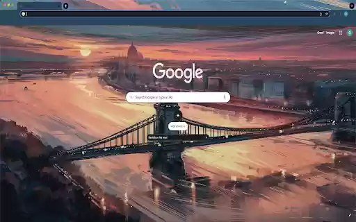 Budapest Sunset Theme  from Chrome web store to be run with OffiDocs Chromium online