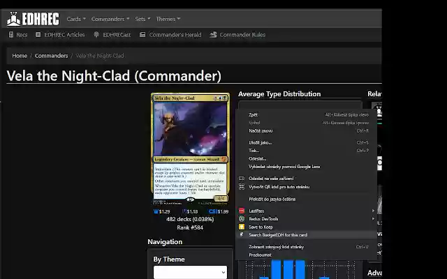 BudgetEDH  from Chrome web store to be run with OffiDocs Chromium online