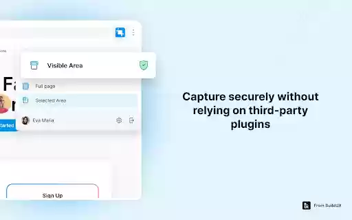BuildUX Shot  from Chrome web store to be run with OffiDocs Chromium online