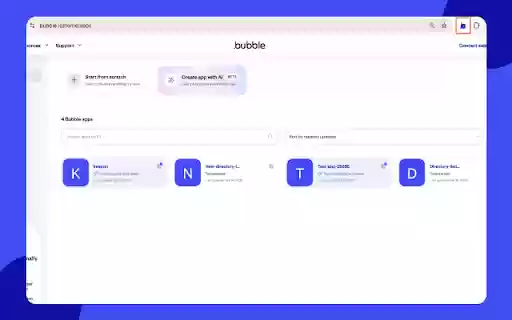 Built On Bubble  from Chrome web store to be run with OffiDocs Chromium online