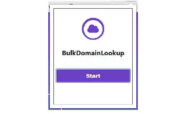Bulk Domain Lookup  from Chrome web store to be run with OffiDocs Chromium online