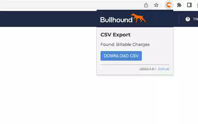 Bullhound  from Chrome web store to be run with OffiDocs Chromium online