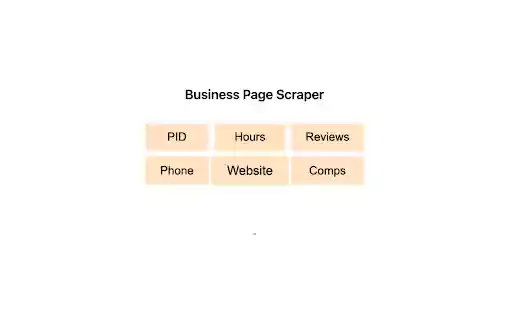 Business Page Scraper  from Chrome web store to be run with OffiDocs Chromium online