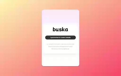 Buska LinkedIn  from Chrome web store to be run with OffiDocs Chromium online