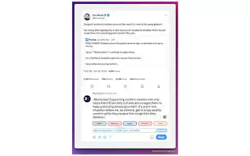 Bux AI  from Chrome web store to be run with OffiDocs Chromium online