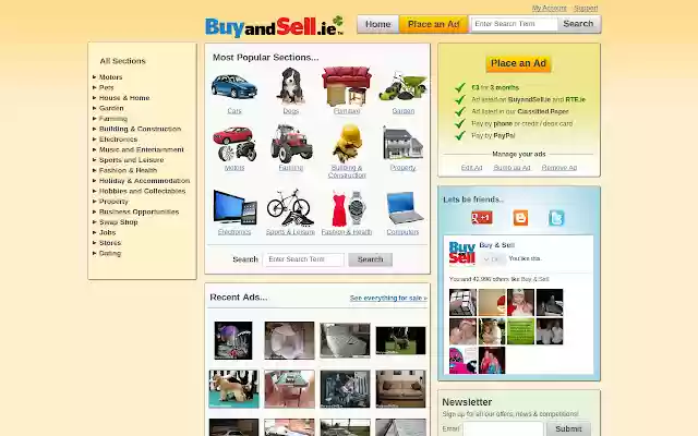 BuyandSell.ie  from Chrome web store to be run with OffiDocs Chromium online