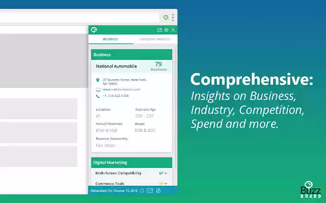 BuzzBoard Connect  from Chrome web store to be run with OffiDocs Chromium online