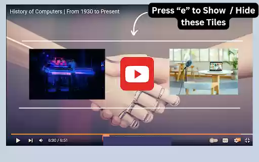 Bye (Better YouTube Experience)  from Chrome web store to be run with OffiDocs Chromium online