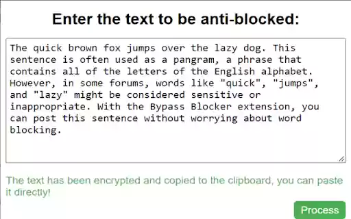 Bypass Blocker  from Chrome web store to be run with OffiDocs Chromium online