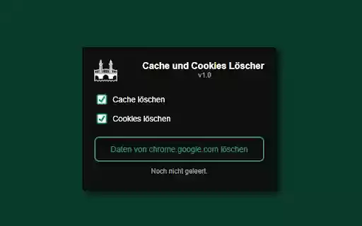 Cache und Cookies Löscher  from Chrome web store to be run with OffiDocs Chromium online