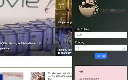CafeForexvn  from Chrome web store to be run with OffiDocs Chromium online
