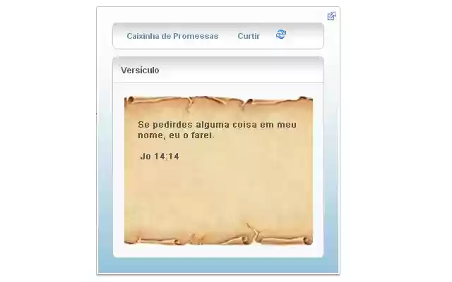 Caixinha de Promessas  from Chrome web store to be run with OffiDocs Chromium online