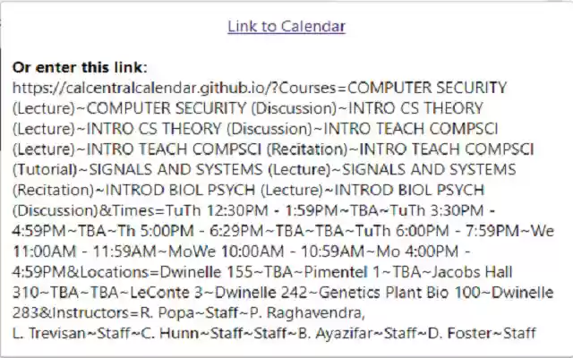 CalCentralCalendar Chrome Extension  from Chrome web store to be run with OffiDocs Chromium online
