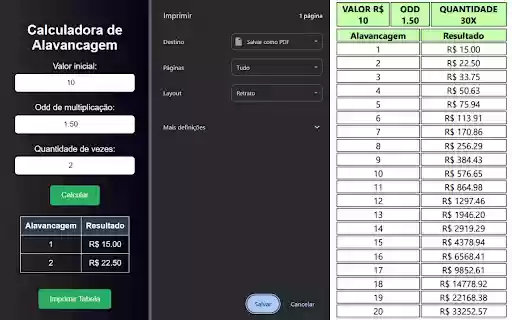Calculadora de Alavancagem from Chrome web store to be run with OffiDocs Chromium online Calculadora de Alavancagem from Chrome web store to be run with OffiDocs Chromium online