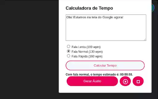 Calculadora de Tempo from Chrome web store to be run with OffiDocs Chromium online Calculadora de Tempo from Chrome web store to be run with OffiDocs Chromium online