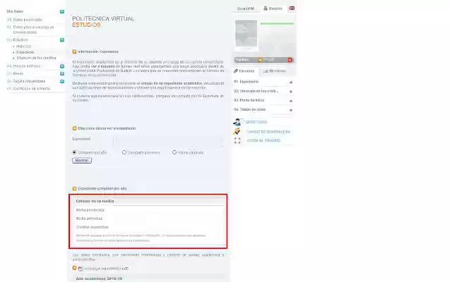 Calculadora Nota Media UPM from Chrome web store to be run with OffiDocs Chromium online Calculadora Nota Media UPM from Chrome web store to be run with OffiDocs Chromium online