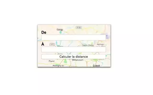 Calculateur de distance de conduite from Chrome web store to be run with OffiDocs Chromium online Calculateur de distance de conduite from Chrome web store to be run with OffiDocs Chromium online