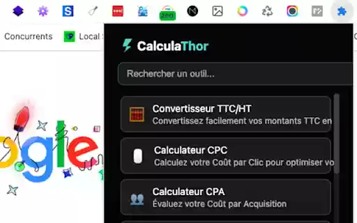 CalculaThor  from Chrome web store to be run with OffiDocs Chromium online