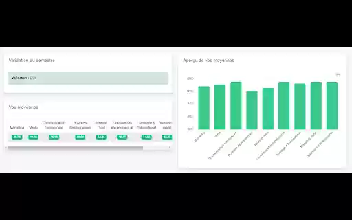 Calcule ta moyenne! (Iut Reims)  from Chrome web store to be run with OffiDocs Chromium online